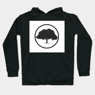 Black and White Tree Hoodie